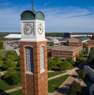 View of Allendale Campus Clocktower